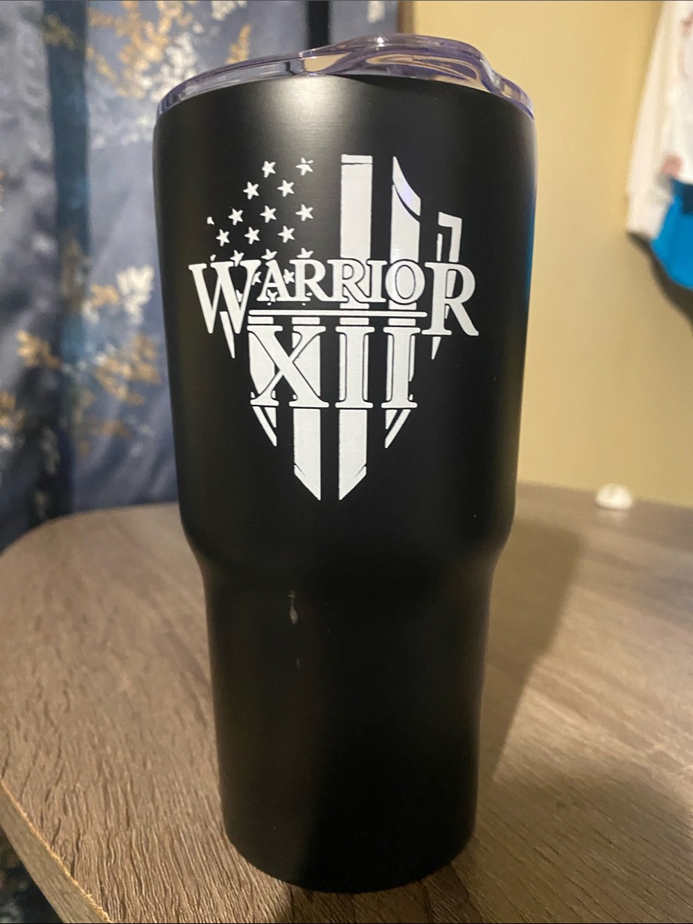 Warrior XIII Black Insulated Tumbler